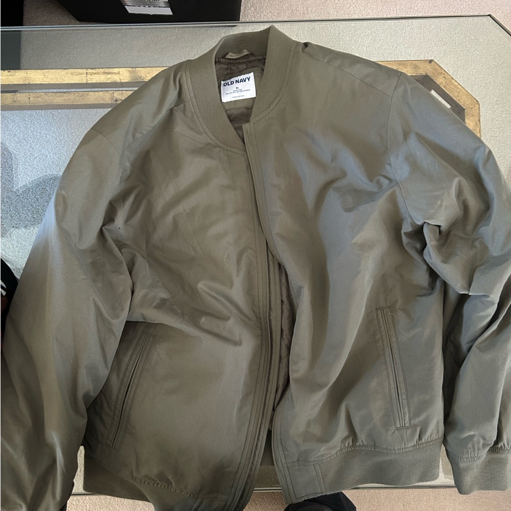 Old Navy Men's Khaki Bomber Jacket